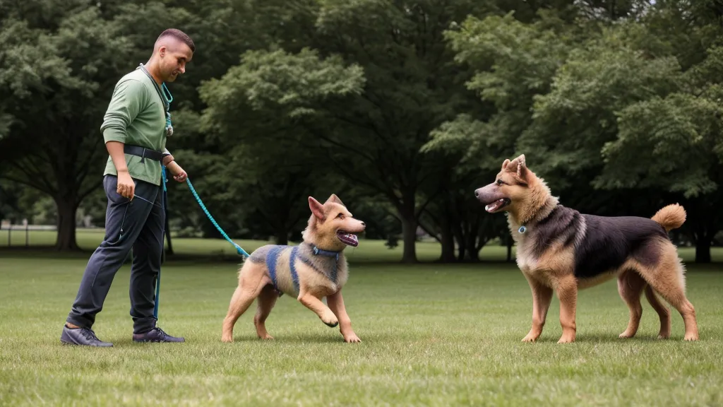 Gros plan d'une main qui tend une friandise à un chien pendant une séance d'éducation quotidienne en méthode douce.