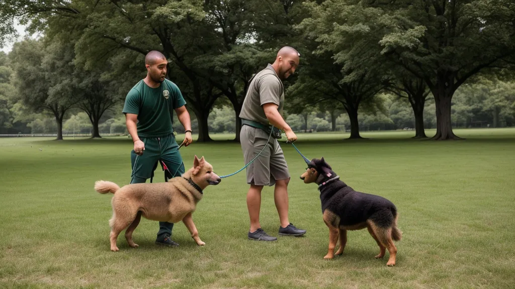 Chien éduqué à Lyon restant calme près d'une personne utilisant un déambulateur