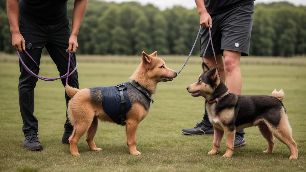 main humaine touchant doucement la patte d'un chien en signe de confiance
