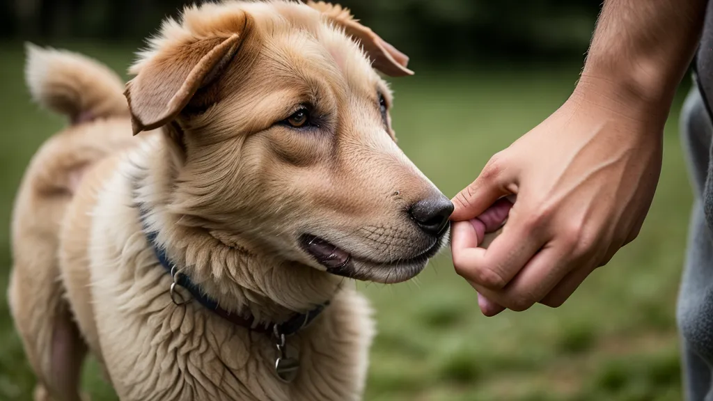 Récompense par friandise pour le renforcement positif du chien
