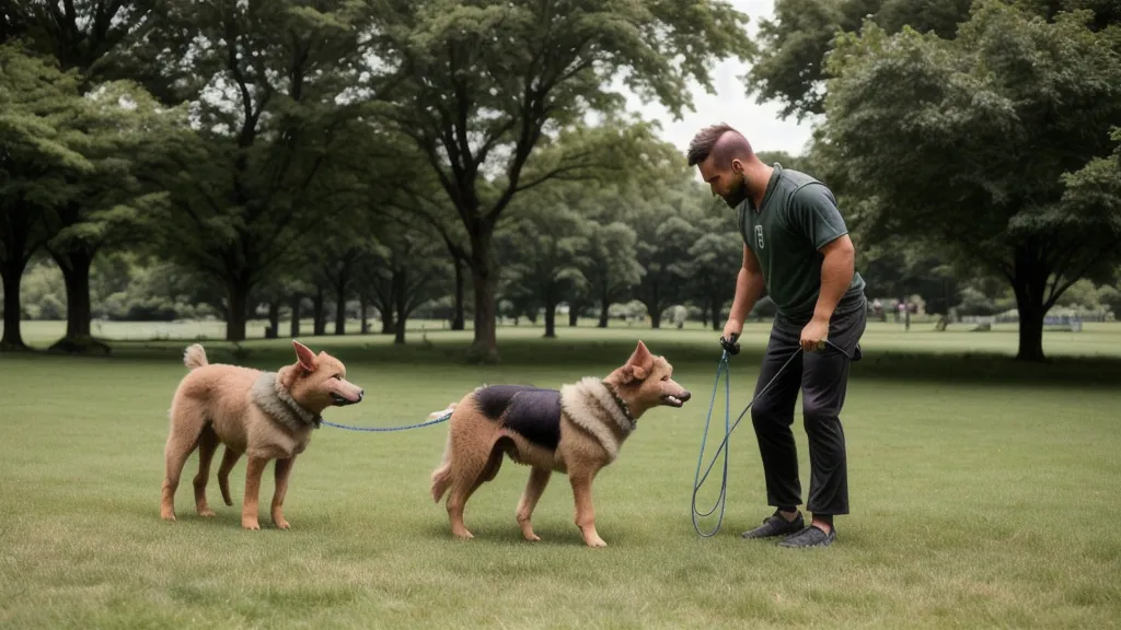 Chien croisé berger qui regarde son maître en attendant une récompense pendant l'éducation canine