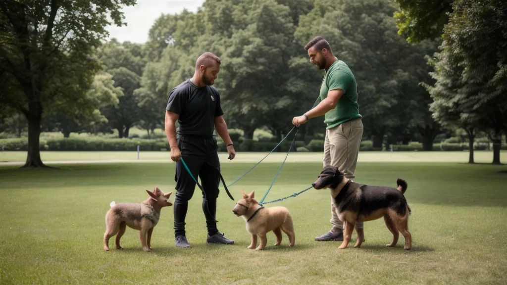 Rue étroite et calme adaptée à l'entraînement d'un chien réactif en promenade