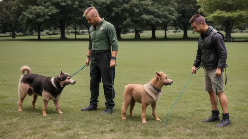 Propriétaire consultant le programme Code Secret des Chiens Obéissants sur tablette avant une séance de dressage