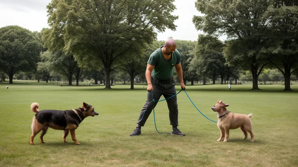 Pattes d'un chien sur le carrelage de la cuisine, routine matinale d'éducation canine